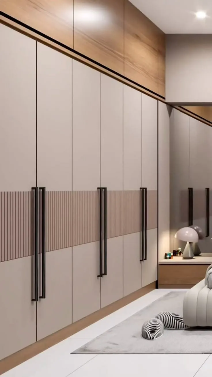 Master bedroom with wardrobe interior Amravati